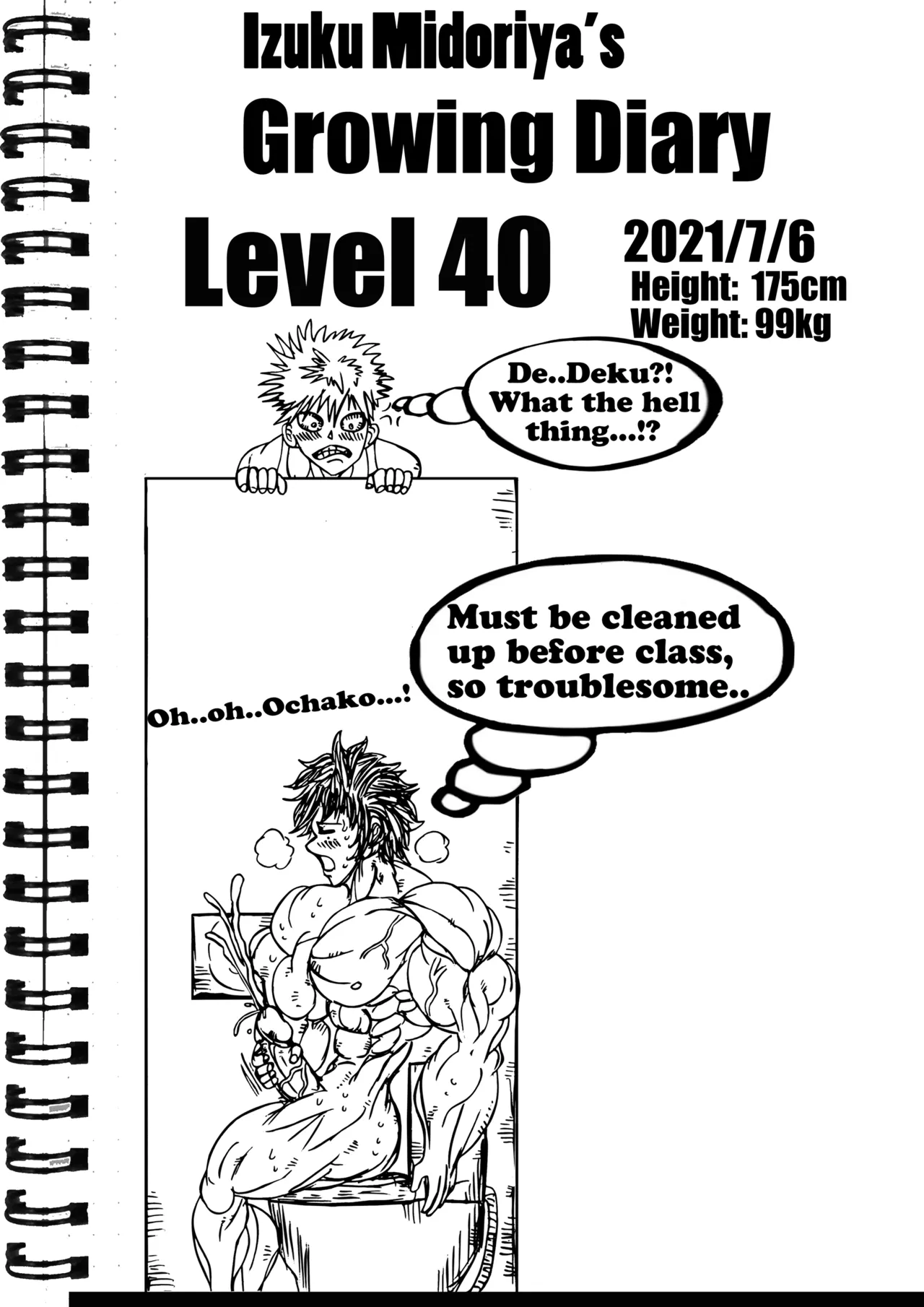 Izuku Midoriya's growing diaries page 9 full