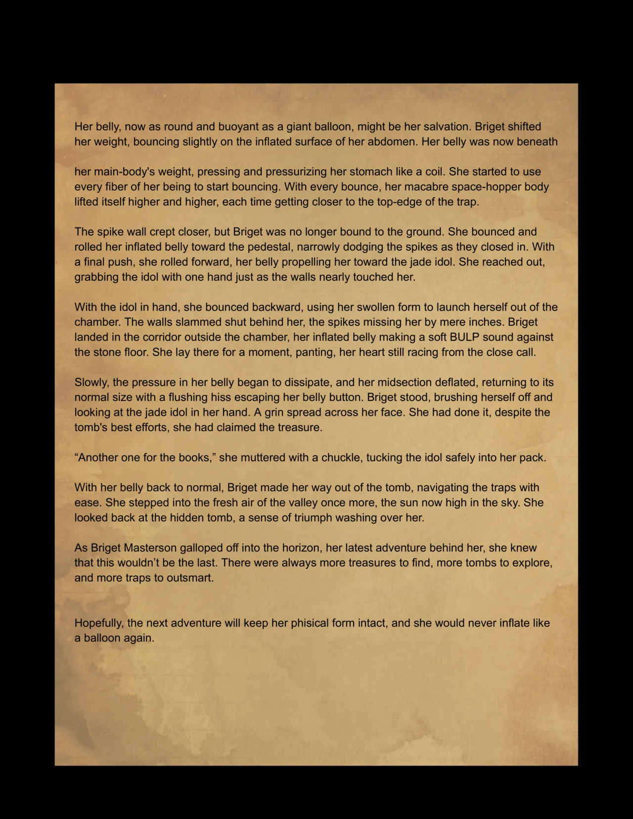 Briget Masterson and the Belly Trap of The Jade Serpent page 6 full