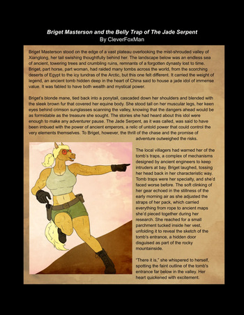 [Cleverfoxman] Briget Masterson and the Belly Trap of The Jade Serpent cover