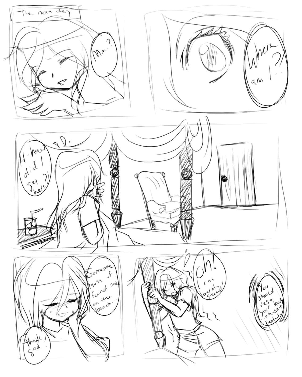 The Island of Doctor Moreau: Comic sketches page 2 full