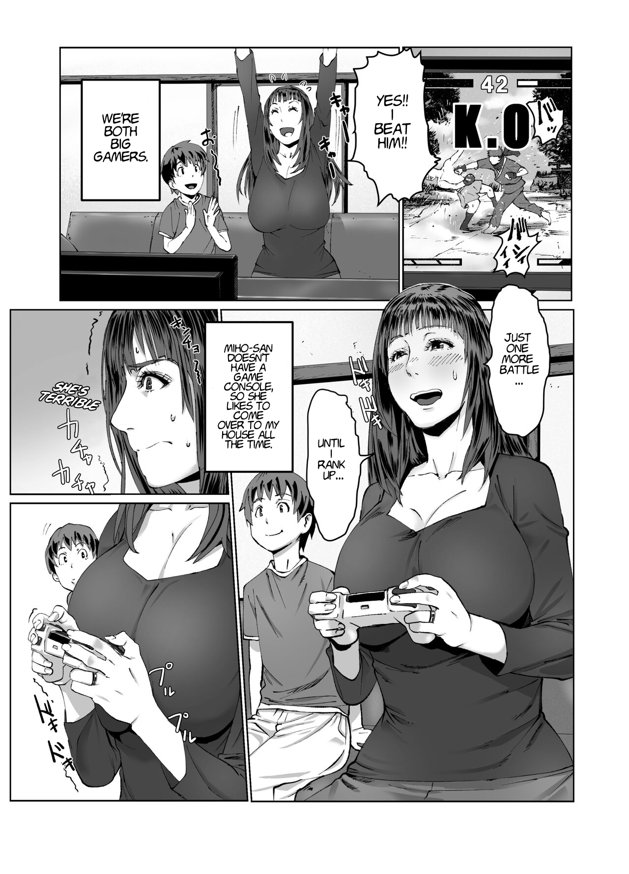 Hitozuma Max! Oku-sama wa Game & Sex Friend - English - page 5 full