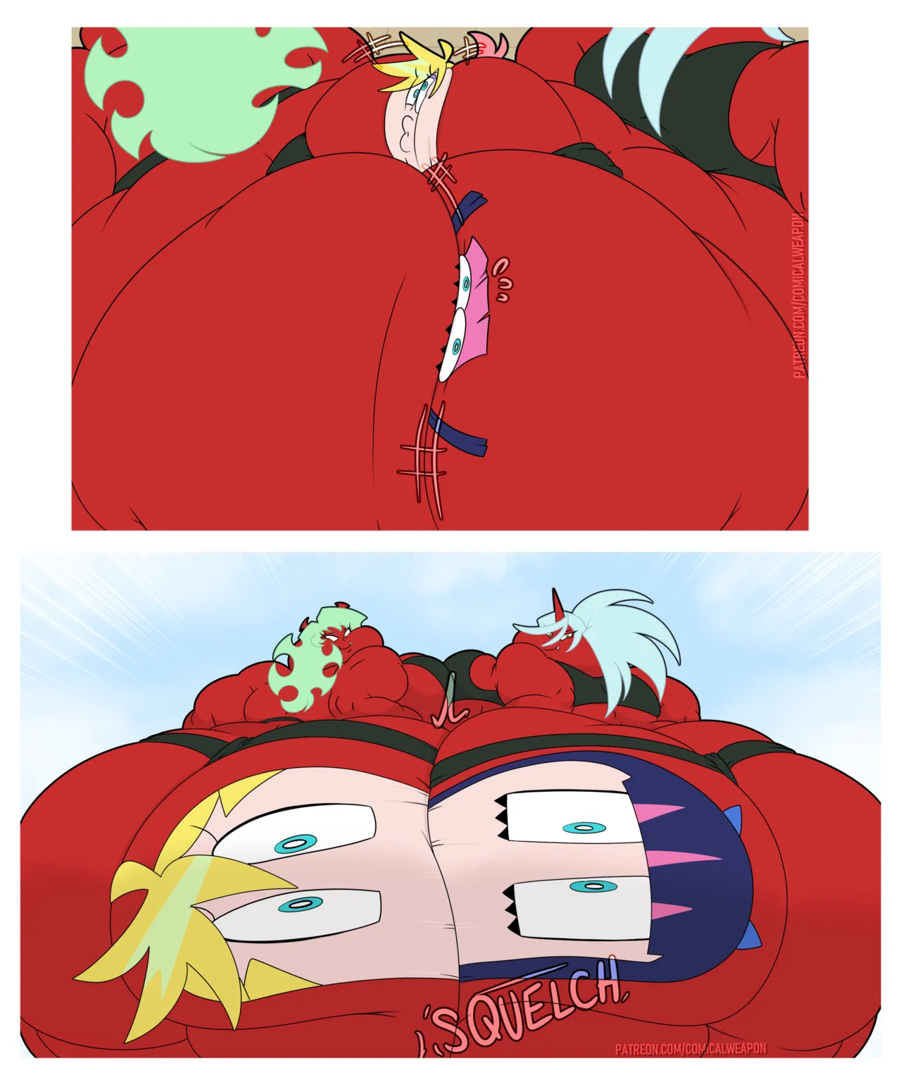 Double Feature - Panty & Stocking + Scanty & Kneesocks page 3 full