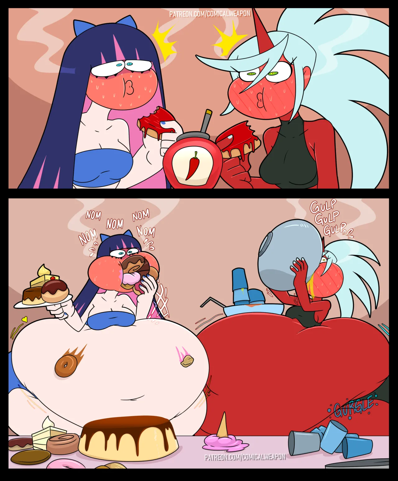 Double Feature - Panty & Stocking + Scanty & Kneesocks page 6 full