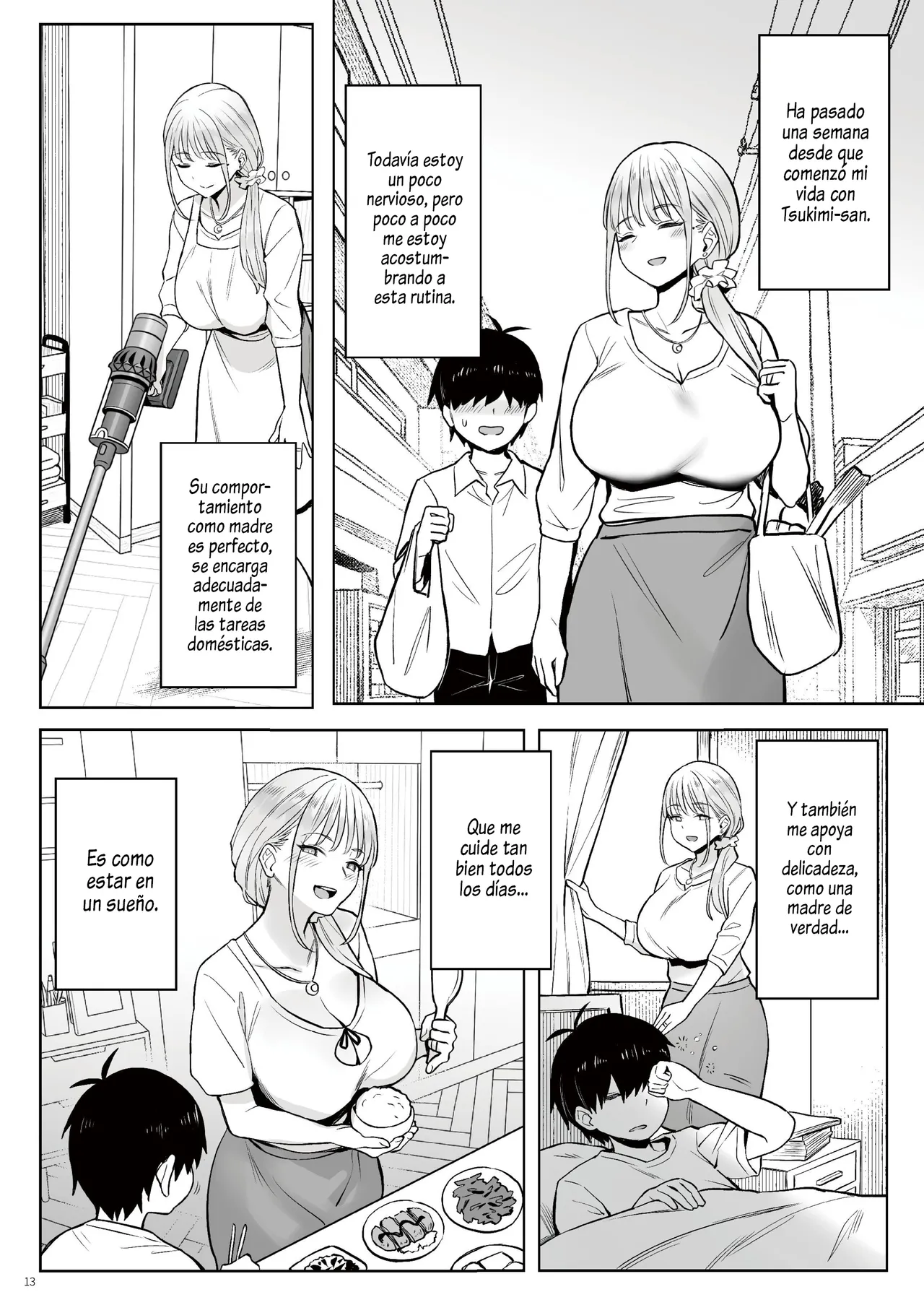 Moto Mahou Shoujo no Kazoku Banashi Tsuki｜Mi Vida Familiar con la Ex-Chica Mágica de la Luna page 12 full