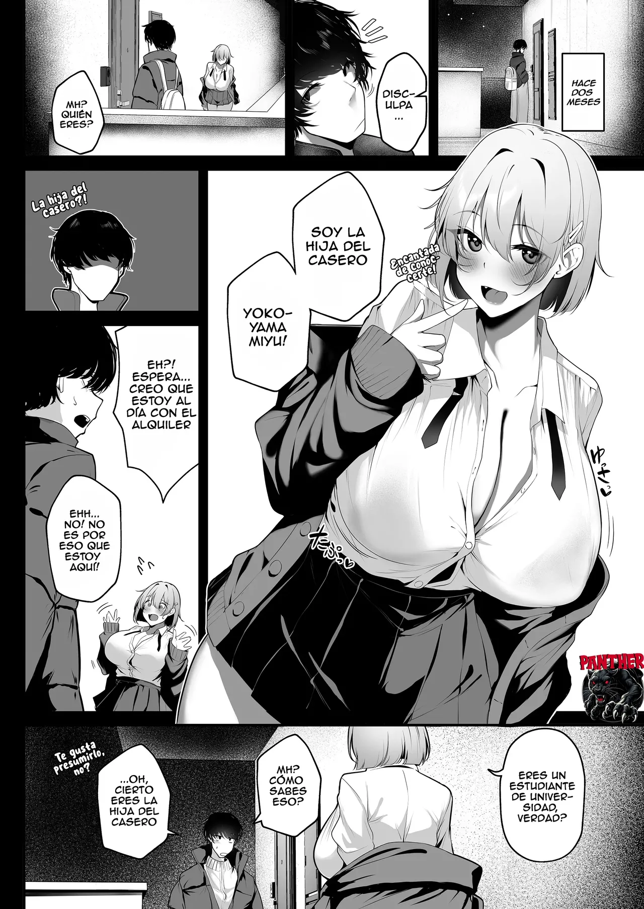 Ooya no Musume no Kyonyuu Gal ni Benkyou Oshietara Ecchi Shite Kureta Hanashi | La Hija Gyaru de Grandes Tetas del Casero ¡Me Deja Tener Sexo a Cambio de Lecciones Privadas! page 4 full