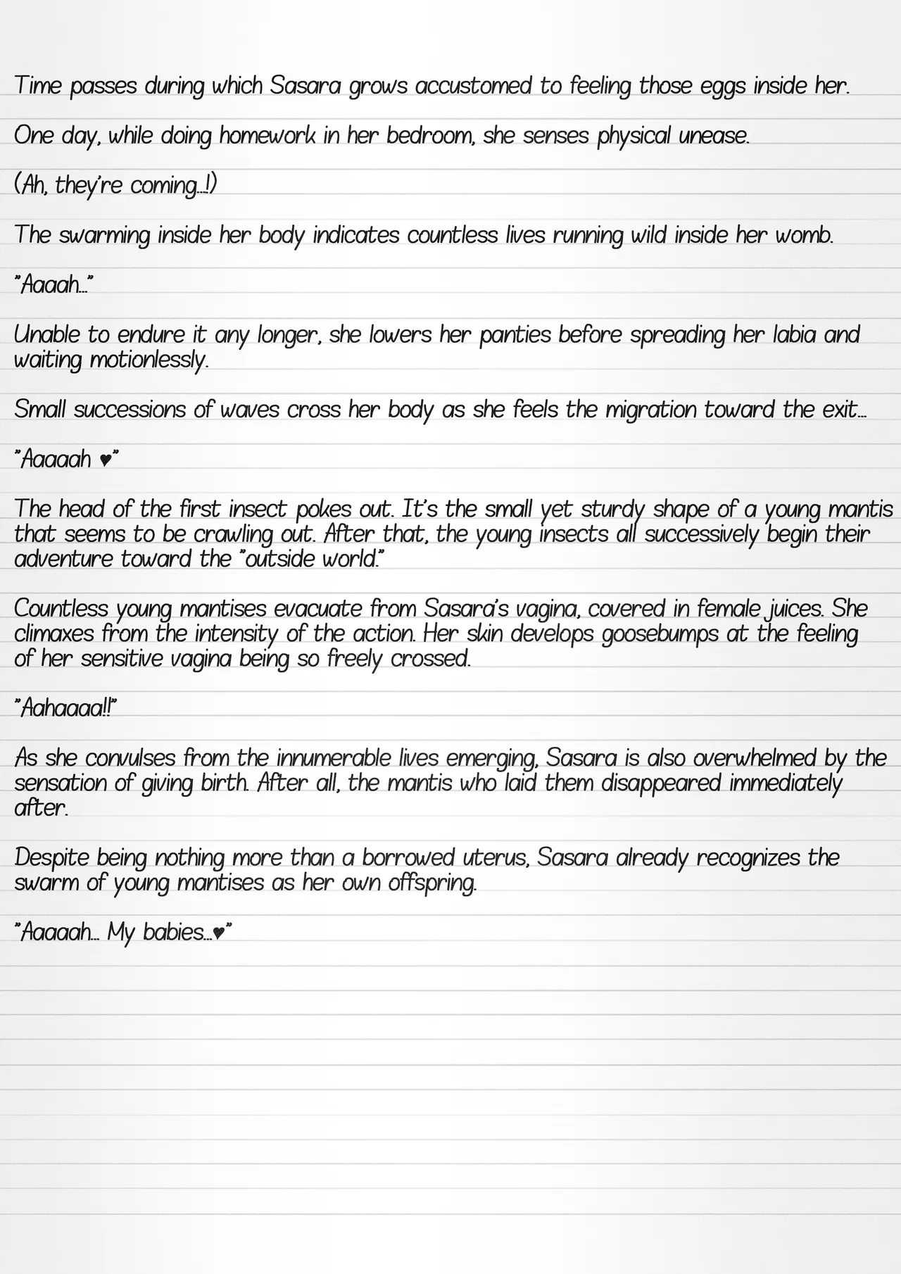 Misuke's Short Stories 30 - Sasara & Mantises page 12 full
