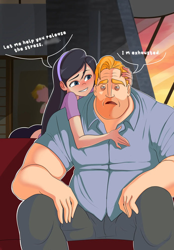[AikaSketch/AntojadorVRD] My "boyfriend" needs to relax (The Incredibles) cover