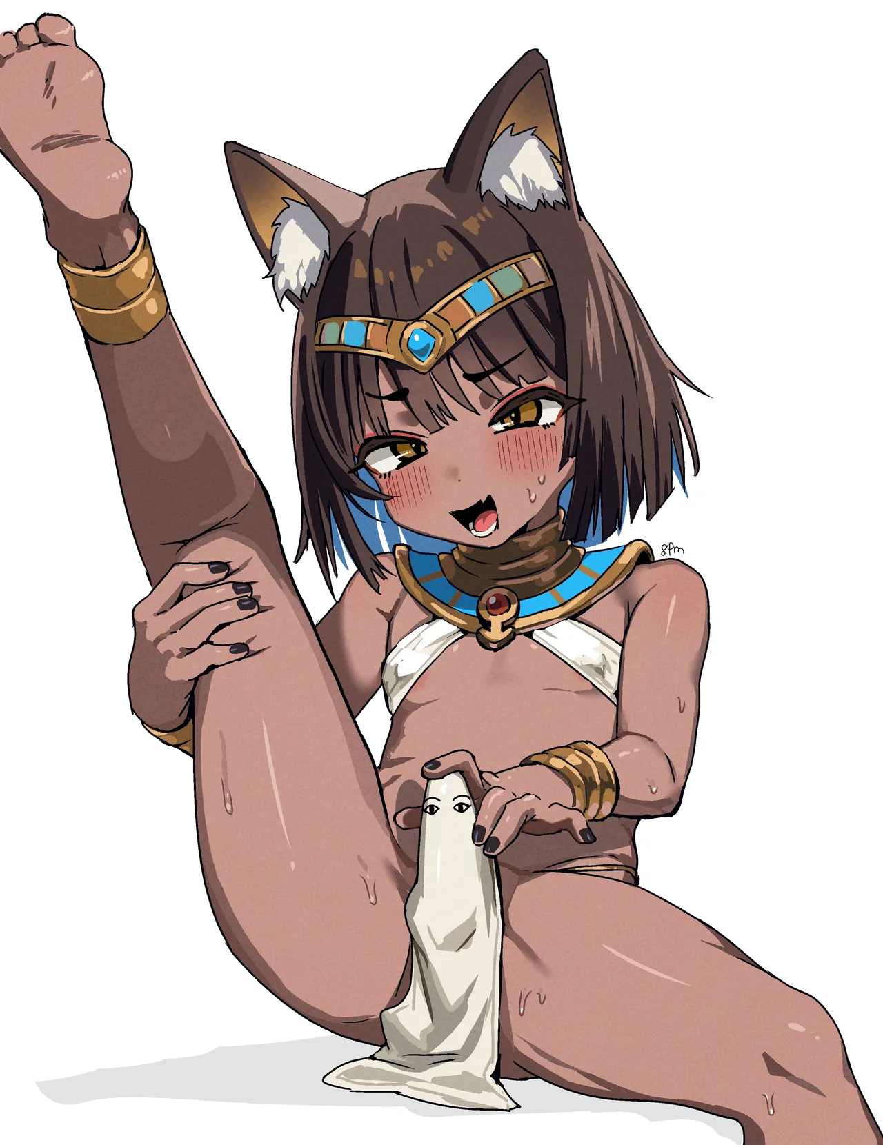 らくがき褐色エジプト猫耳 page 11 full