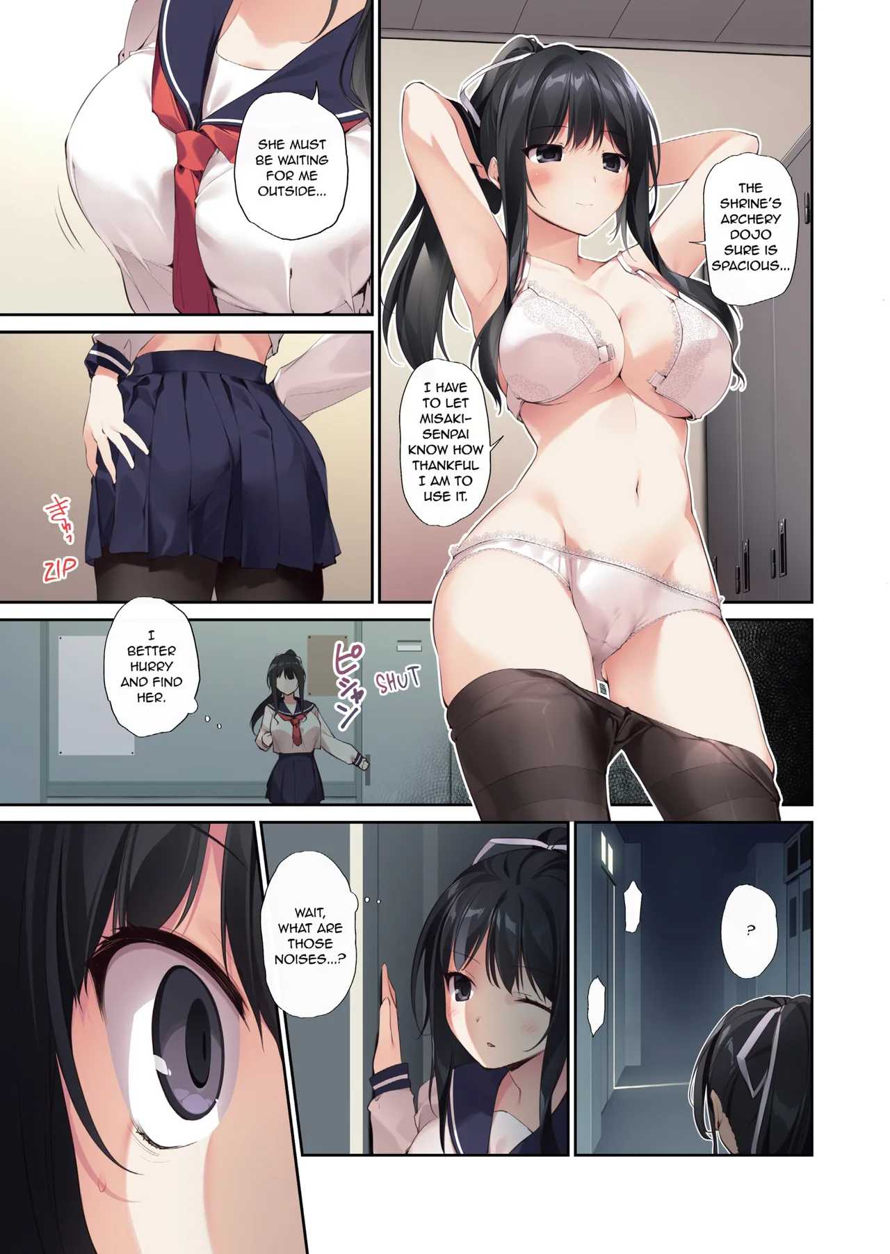 Pure Slut Miko Senpai 2 -Harem Summer- page 12 full