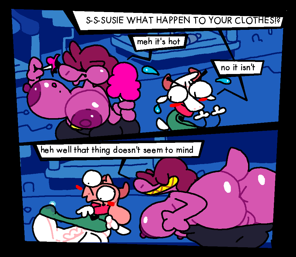 Susie and Ralsei page 1 full