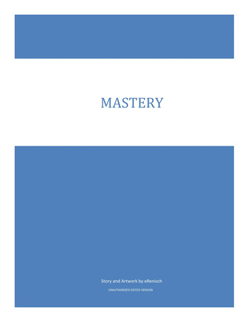 [Erenisch] Mastery Part 1 cover