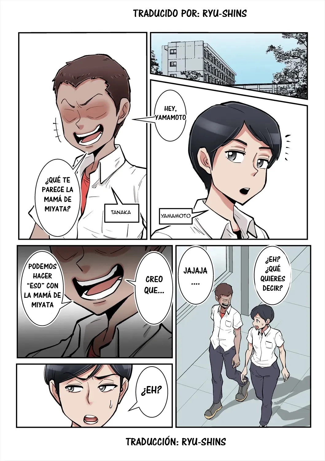 Ore mo Miyata no Okaa-san Suki datta no ni!｜¡¡Yo También Quiero Tener Sexo con La Madre de Mayata!! page 2 full