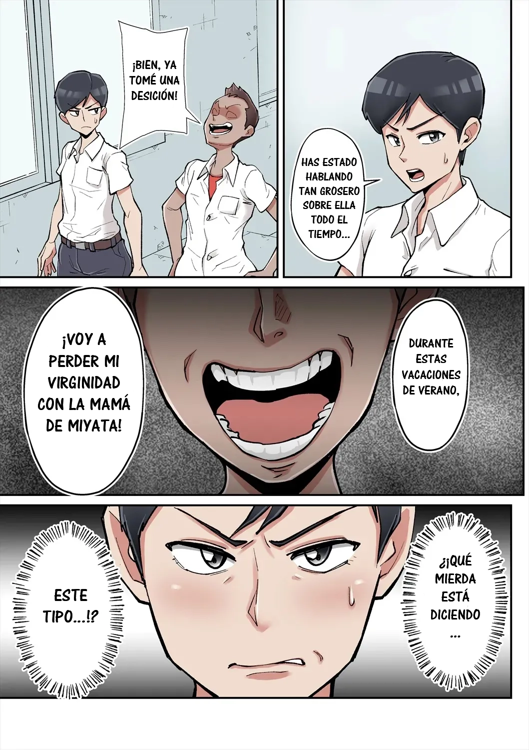 Ore mo Miyata no Okaa-san Suki datta no ni!｜¡¡Yo También Quiero Tener Sexo con La Madre de Mayata!! page 6 full