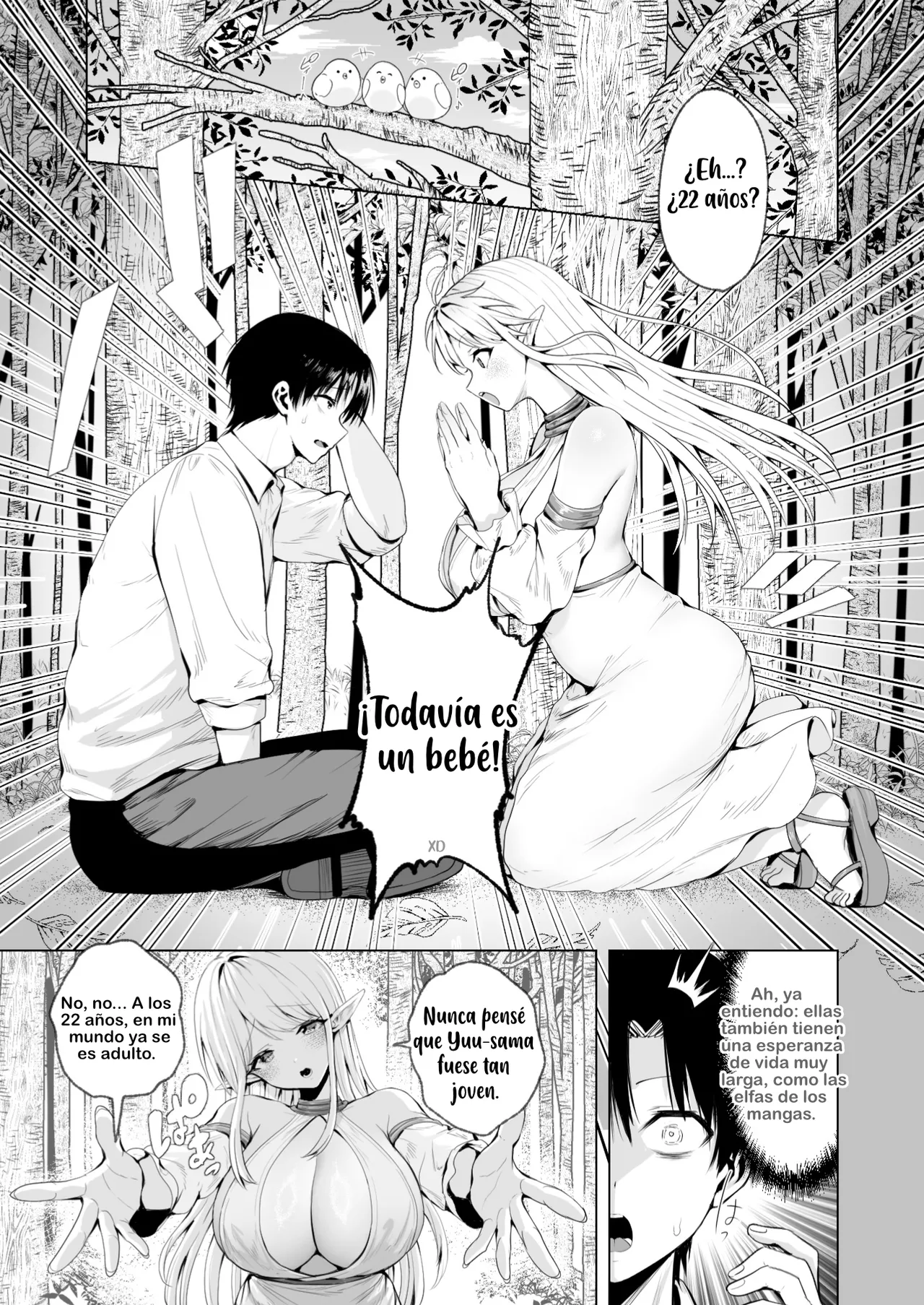 Taneuma  to shite Shoukan sareta Isekai de Elf Mama ni Amayaka sare nagara Yari makuru｜Invocado a Otro Mundo como Semental , Me Dejo Consentir por una Mamá Elfa Mientras Follo Sin Parar page 12 full