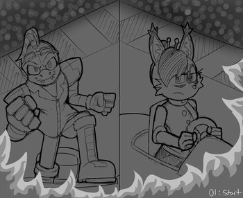 [LizardsArt89] Sonic Sketchtember 2025 cover