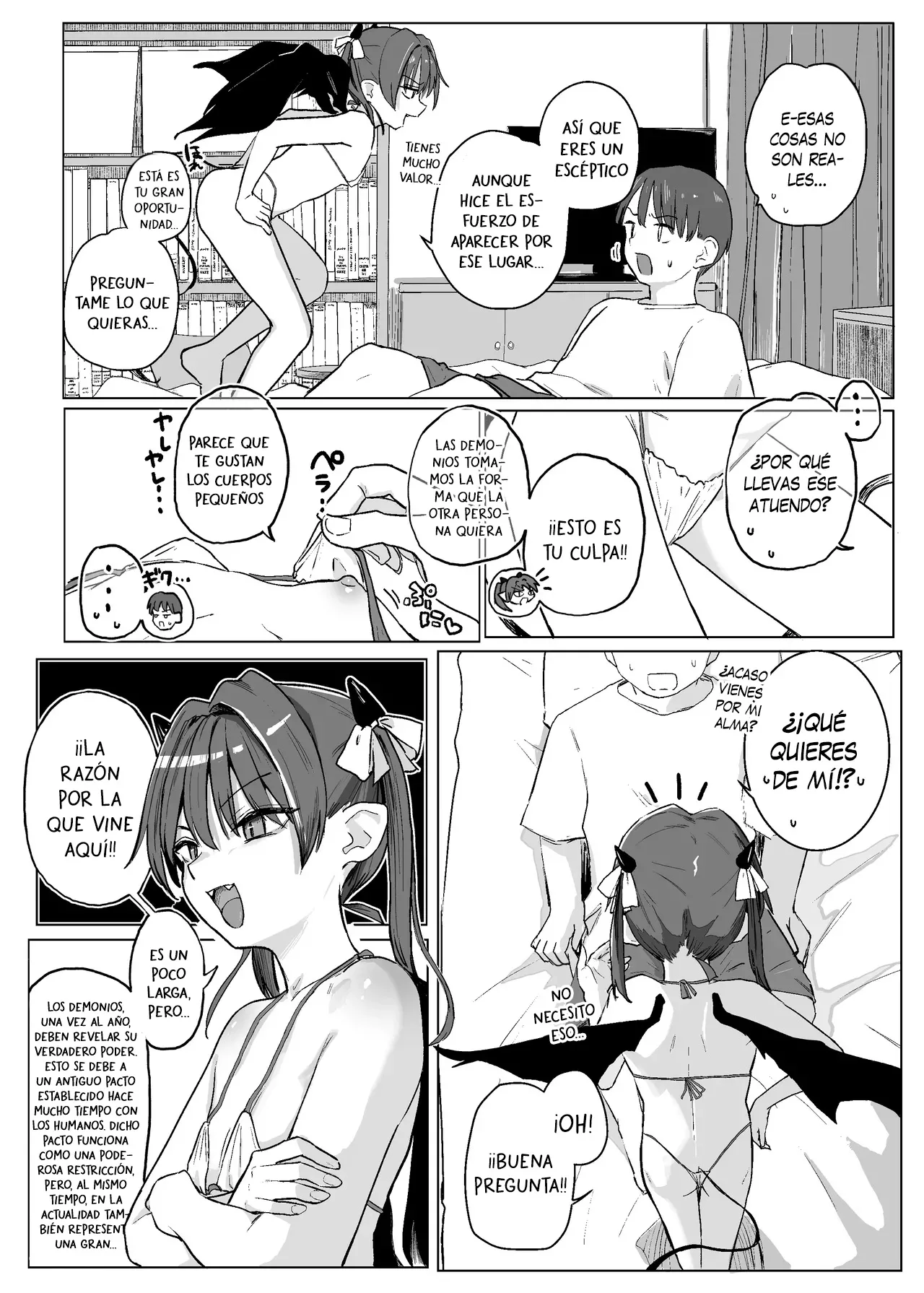 Akuma o Chinpo de Yattsukero!! - ¡¡Derrota a la demonio con tu Pene!! page 7 full
