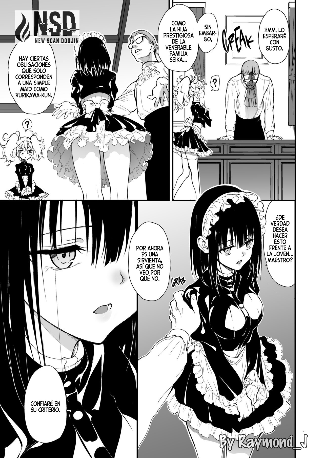 Maid Kyouiku. 8 -Botsuraku Kizoku Rurikawa Tsubaki-｜Educación de una Maid. 8 -La Noble Caída, Rurikawa Tsubaki- page 12 full