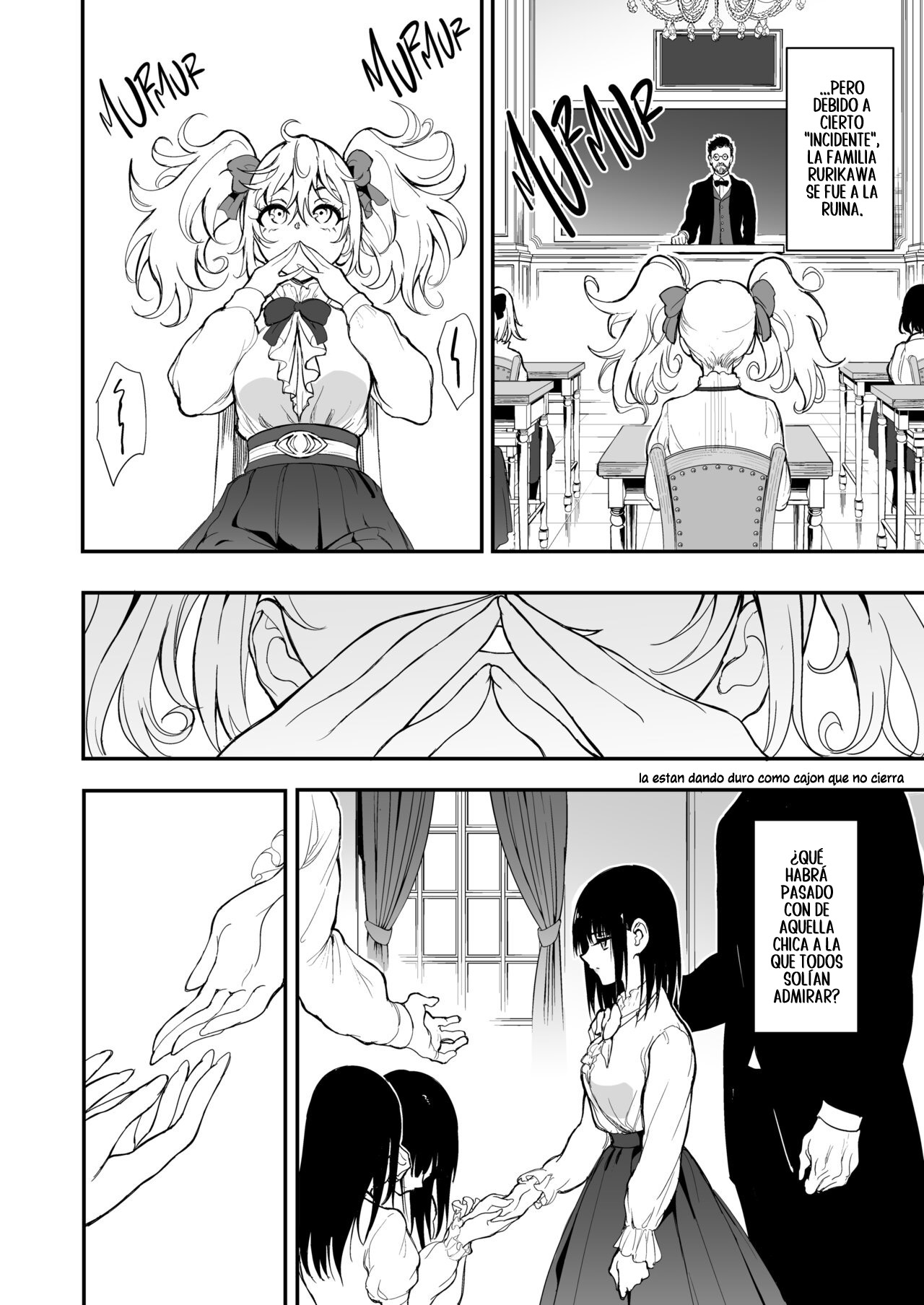 Maid Kyouiku. 8 -Botsuraku Kizoku Rurikawa Tsubaki-｜Educación de una Maid. 8 -La Noble Caída, Rurikawa Tsubaki- page 3 full
