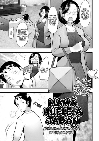 [Sakai Hamachi] Okaasan Ha Soap No Nioi｜Mamá Huele a Jabón (Okinimesu Mama) [Spanish] [Un Scan Más] [Decensored] [Digital] cover