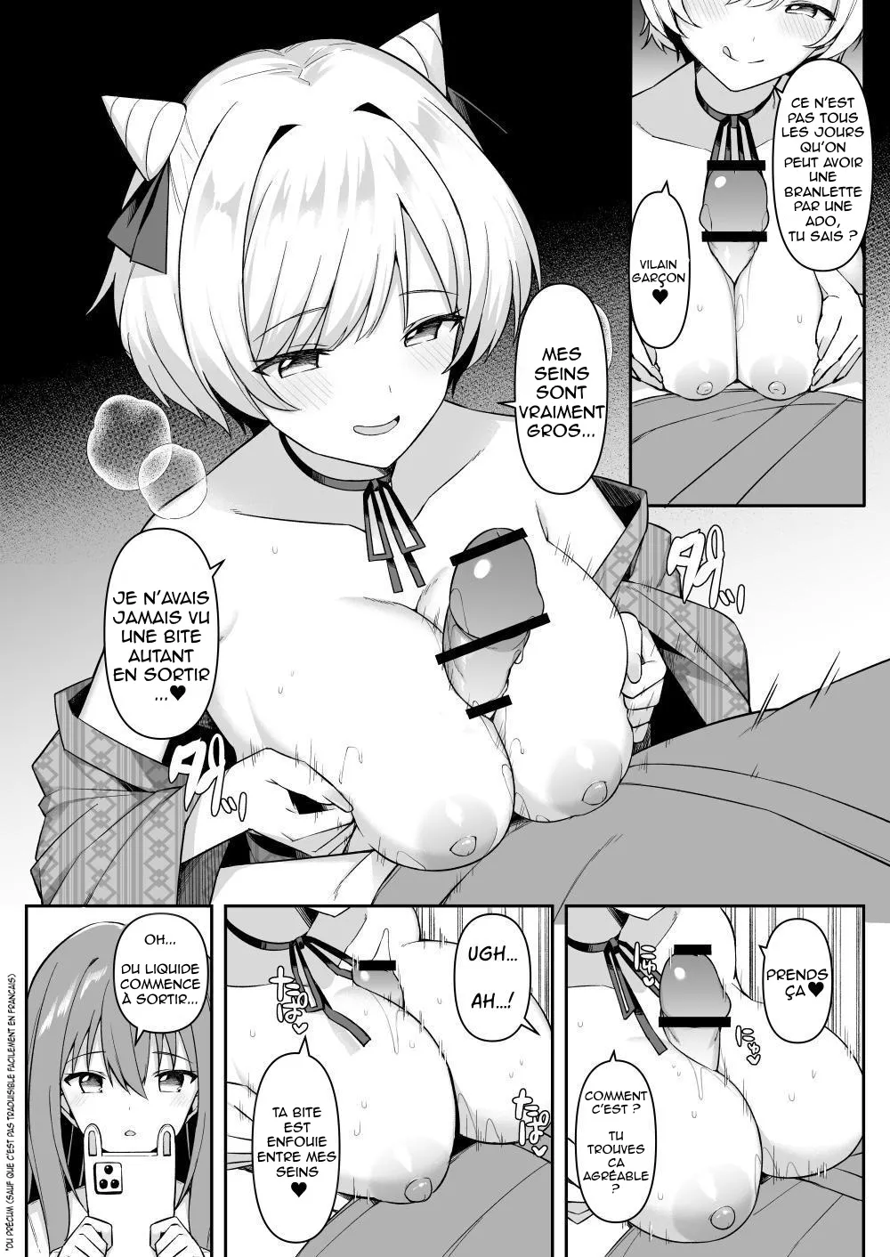 Shuugaku Ryokou de Onsen Ryokan ni Kita Gal, Nakai no Dekachinpo de Wakarase Zecchou | En voyage scolaire à l’auberge, des amies rencontrent un puceau à gros bite page 12 full