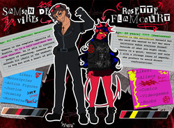 Artist:Pitayotaaa oc rosette and sansom