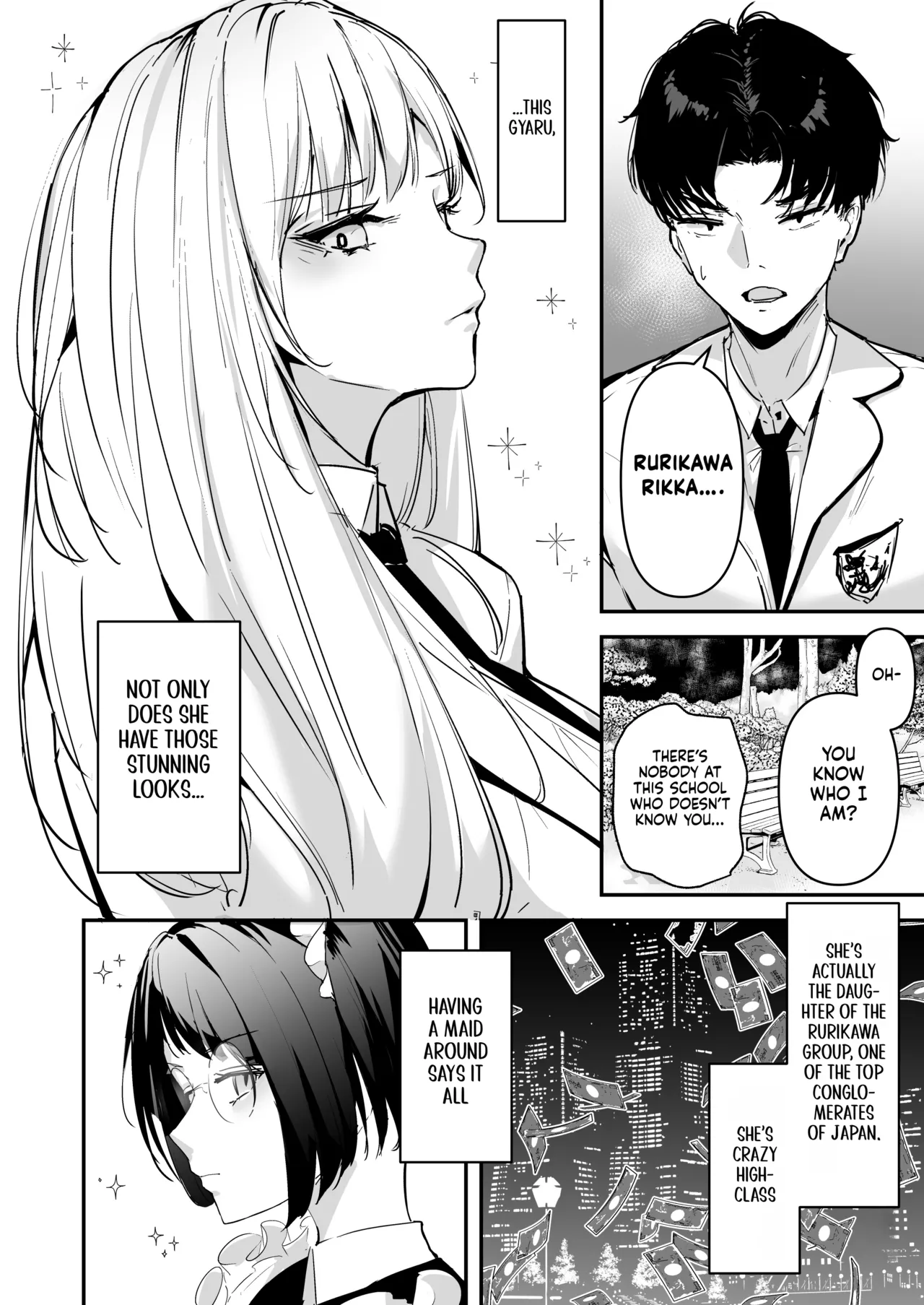 Mattaku Icha Love suru Ki no Nai Kyonyuu Reijou Gal ni Niku Dildo Atsukai Sareteiru Ore no Hanashi | The Story of How I’m Treated Like a Living Dildo by a Big-Titted Rich Gyaru Who Has No Interest in Being Lovey-Dovey page 6 full
