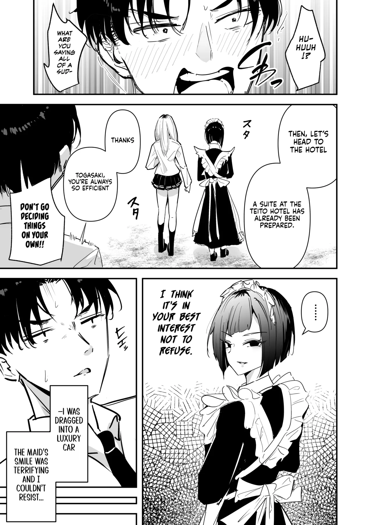 Mattaku Icha Love suru Ki no Nai Kyonyuu Reijou Gal ni Niku Dildo Atsukai Sareteiru Ore no Hanashi | The Story of How I’m Treated Like a Living Dildo by a Big-Titted Rich Gyaru Who Has No Interest in Being Lovey-Dovey page 9 full