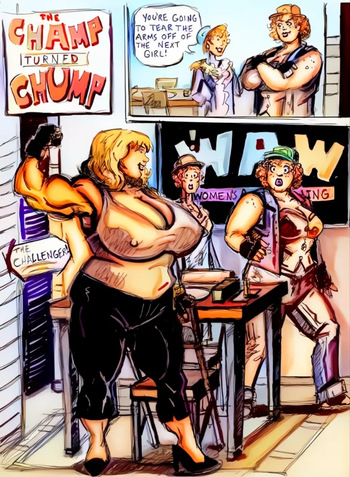 [momuscle1975(JRtheMonsterboy)] Champ Turned Chump!  [Enhanced/Colorized] cover