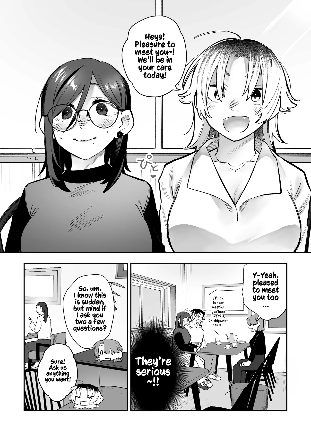 Onna Doushi no Sex ga Mitakatta dake nano ni Watashi mo Suru Koto ni Nattan da ga! | Roped Into Lezzy Sex: I Just Wanted to Watch~!! page 6 full