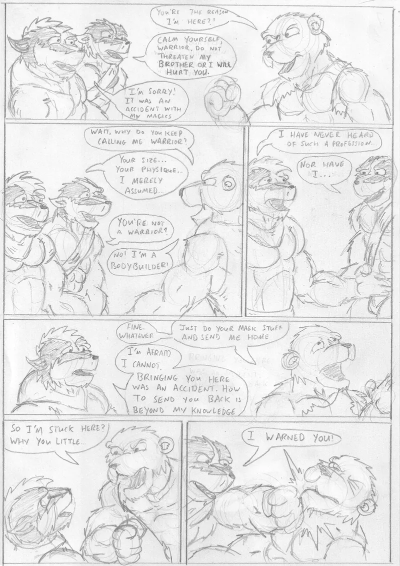 the 24 Hour comic challenge Julius scraps page 7 full