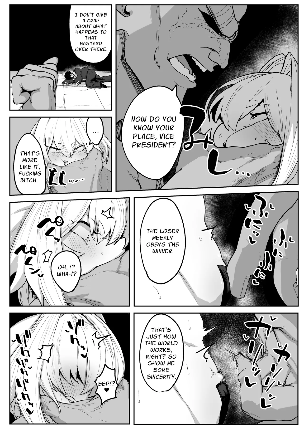 Sange ~Saikyou Kakutoumusume Mesu Ochi Rape~ | Scattered Blossom ~Strongest Female Martial Artist's Femcorrupting Violation~ page 4 full