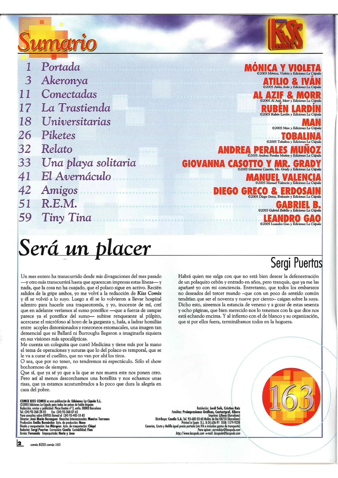 Kiss Comix #163 page 2 full