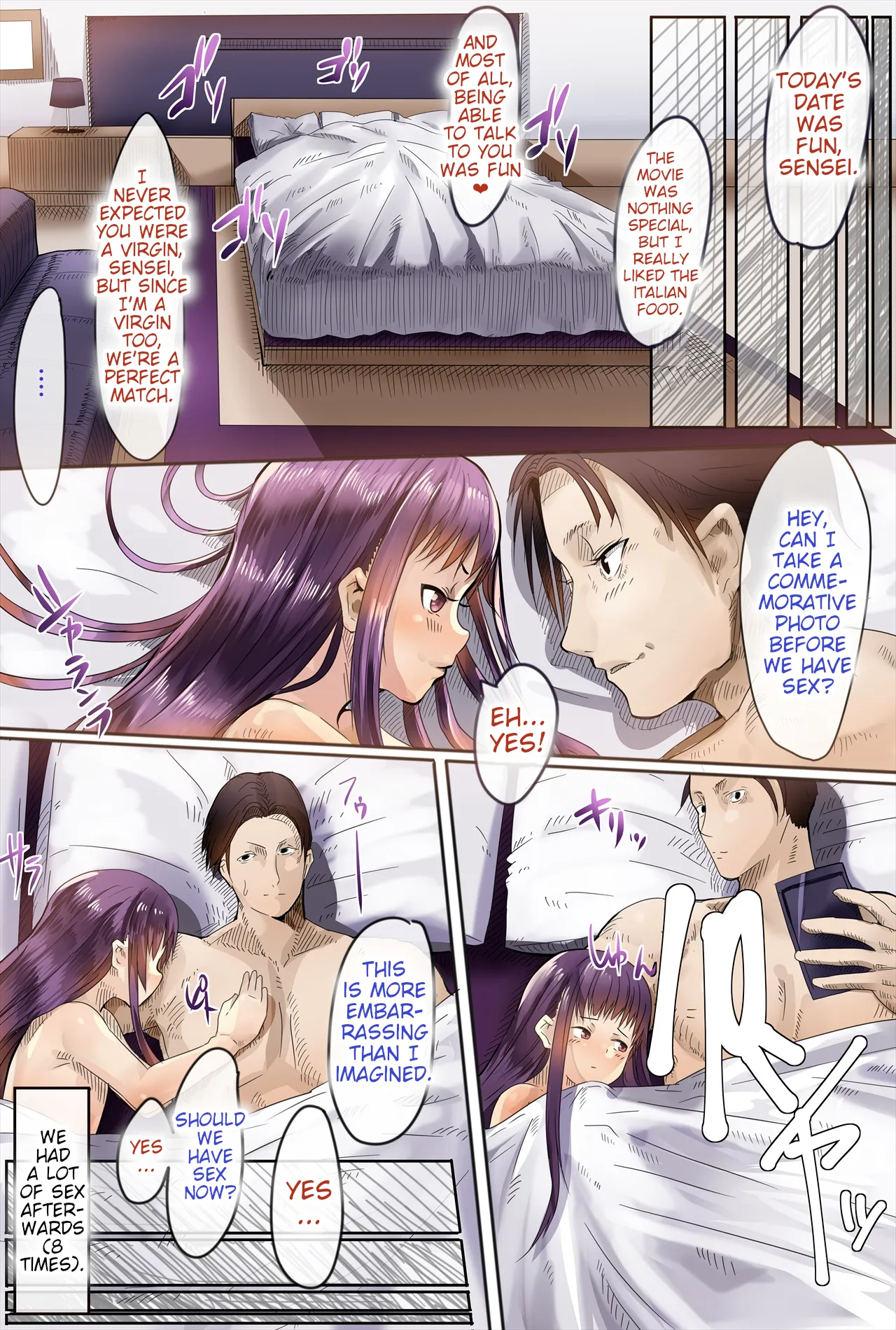 Nenrei no Meccha Hanareta Oshiego o Jusei Ninshin Saseta Ohanashi | A Story About Impregnating a Much Younger Student of Mine. page 10 full