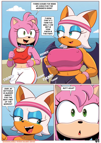 [Ike Marshall] Training Amy (Sonic the Hedgehog) Ongoing) cover