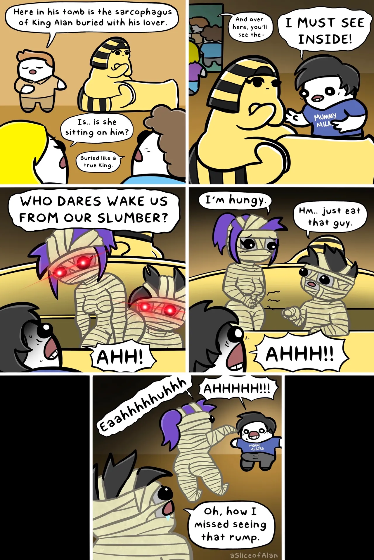Mummy's Tomb & Hieroglyphics page 1 full
