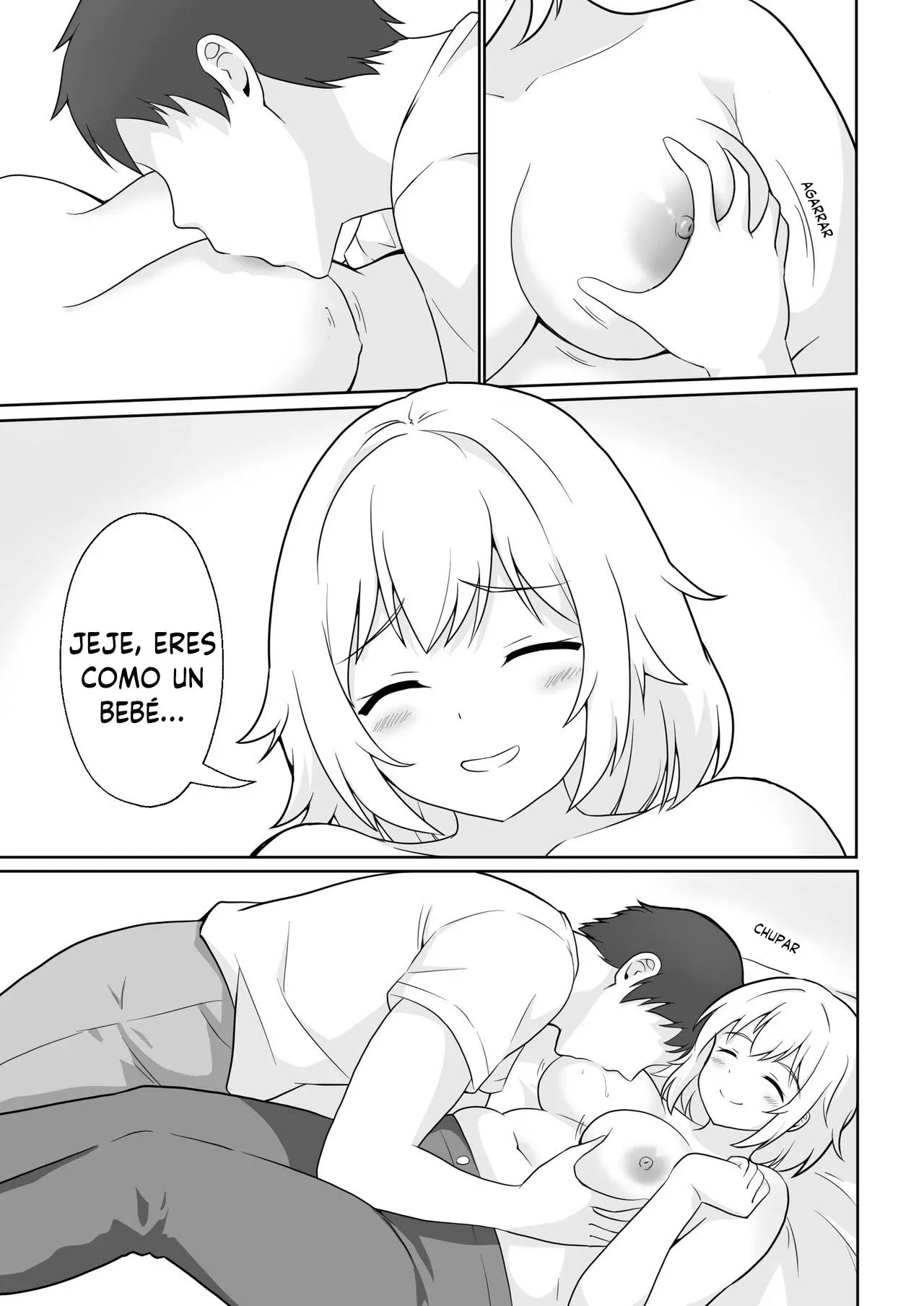 Apart no Otonari-san ga Yarasete Kureru Hanashi｜Mi Vecina de al Lado me Deja Corjérmela page 12 full