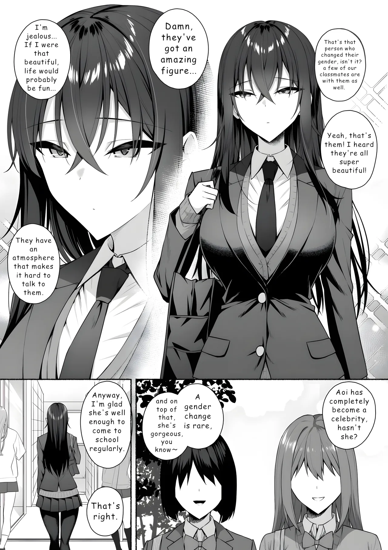 Gal to Boku ga Seibetsu Gyakuten Mesu no Boku to Shinjin Danshi page 4 full