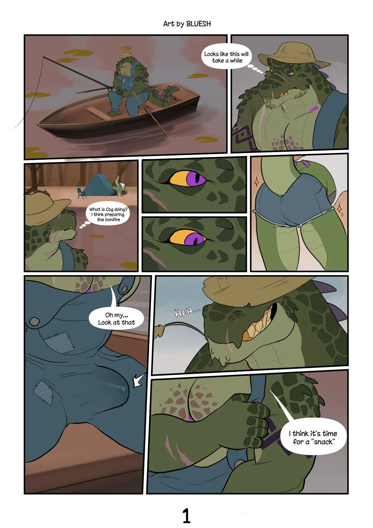 Axel had his Eyes on a Larger Catch page 1 full