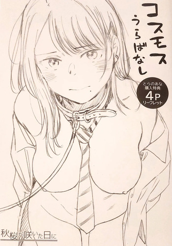 [Arai Kei] Cosmos ga Saita hi ni Toranoana Tokuten 4P Leaflet cover