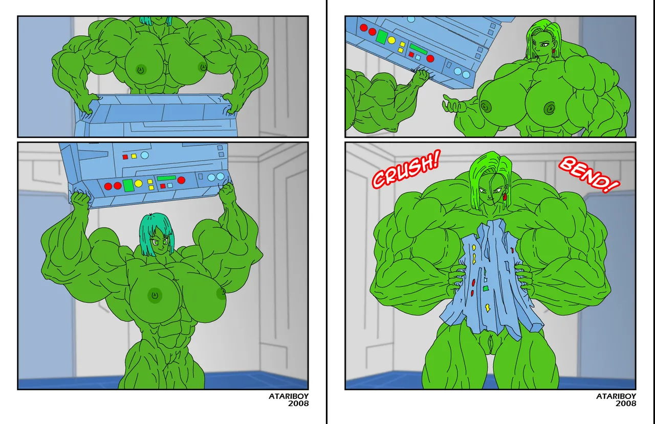 Bulma Hulked Up Android 18 page 5 full