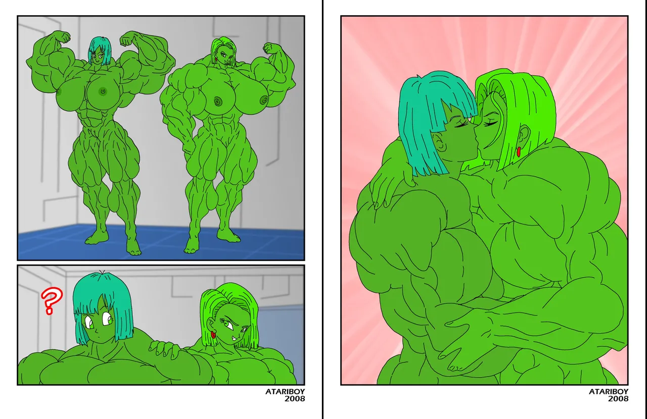 Bulma Hulked Up Android 18 page 6 full