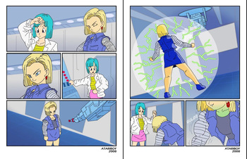 (Atariboy2600) Bulma Hulked Up Android 18 cover
