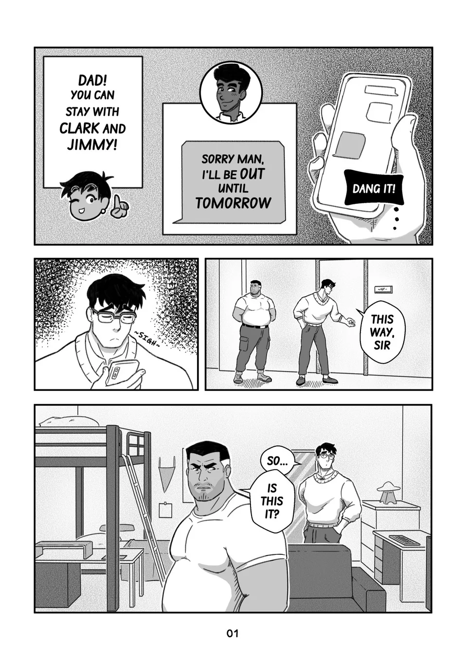 Clark Kent x Sam Lane page 1 full