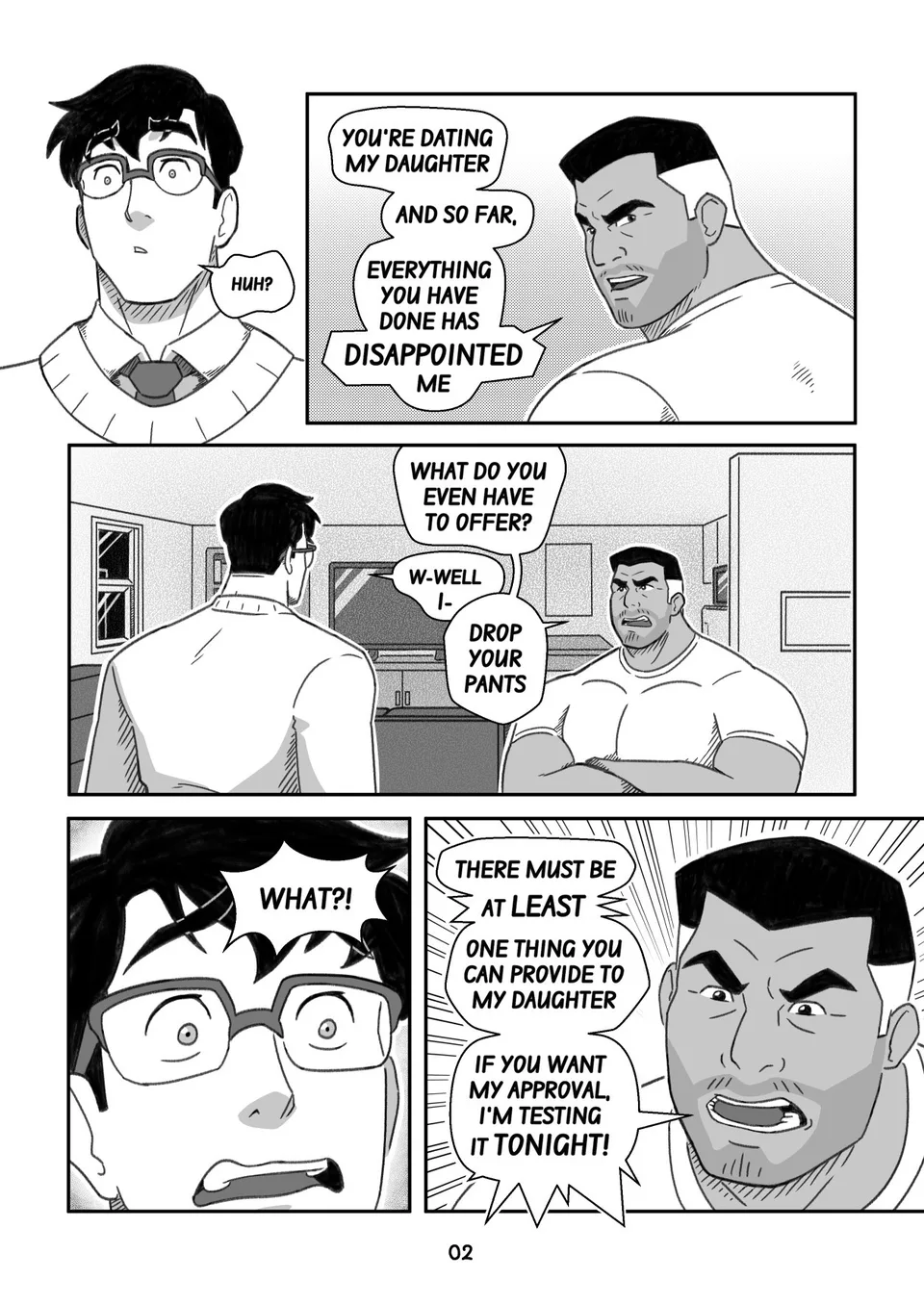 Clark Kent x Sam Lane page 2 full