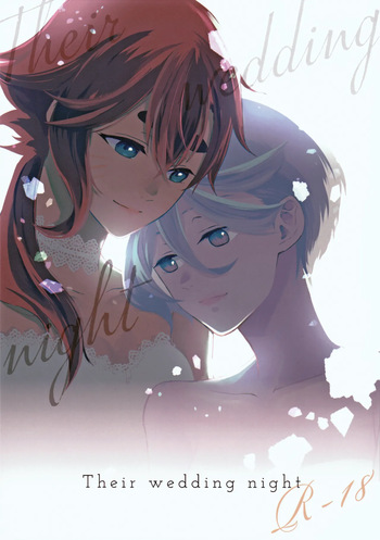 (Chou G Spirits 2023) [Hyakkei (Keirei)] Their Wedding Night (Mobile Suit Gundam: The Witch from Mercury) [English] [joobuspaidatr] cover
