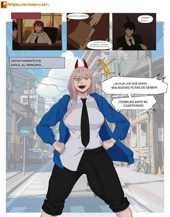 [Femboycarti] Power Comic (Spanish) cover