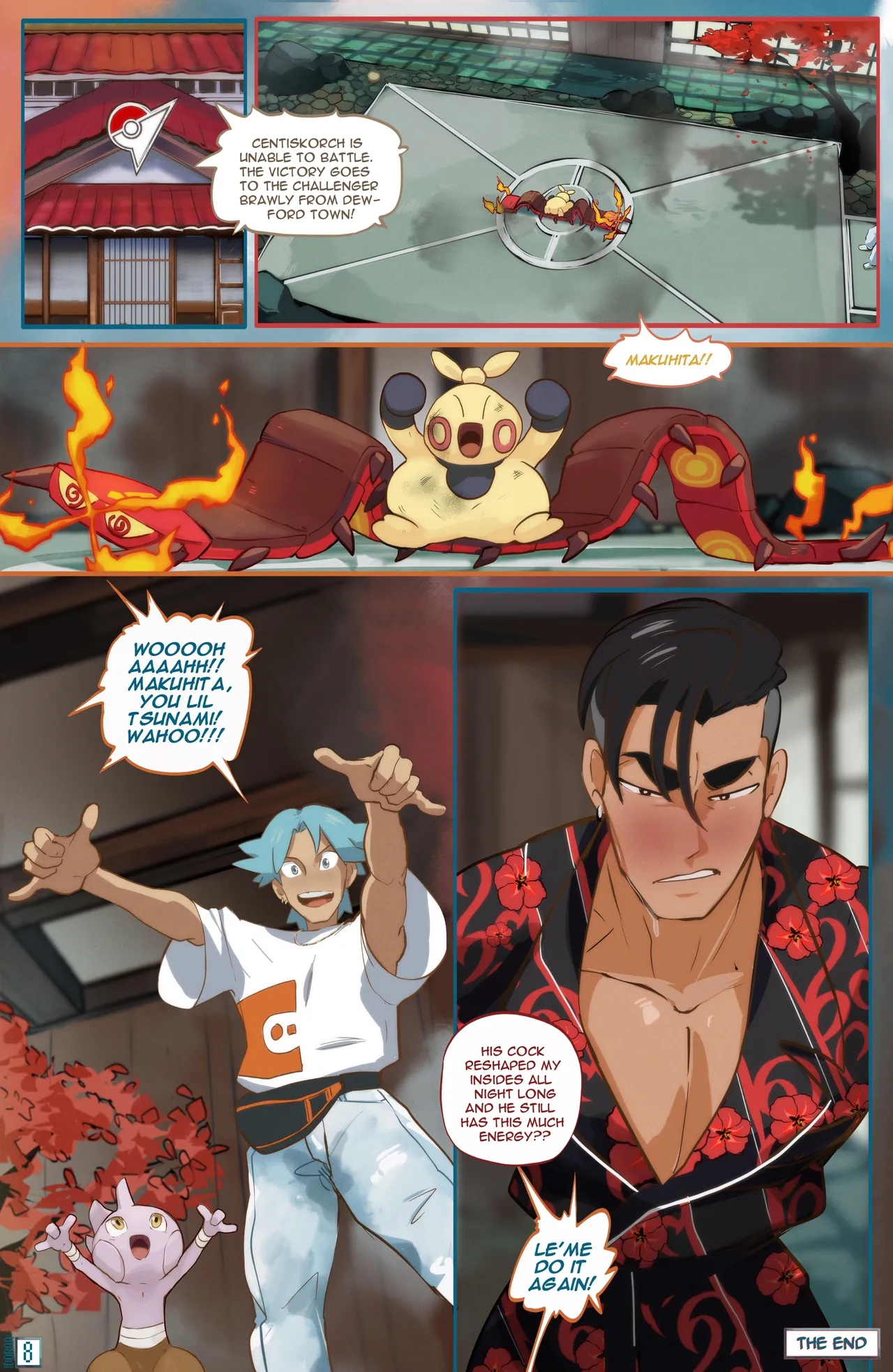POKÉMON COMICS | KABUxBRAWLY/VICTOR+HOP/RAIHANxDRAYDEN page 8 full