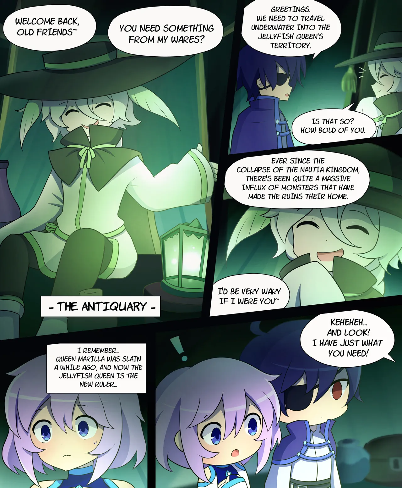 Seraph Ascent Chapter 1 With Route B : OCEAN TRENCH page 4 full