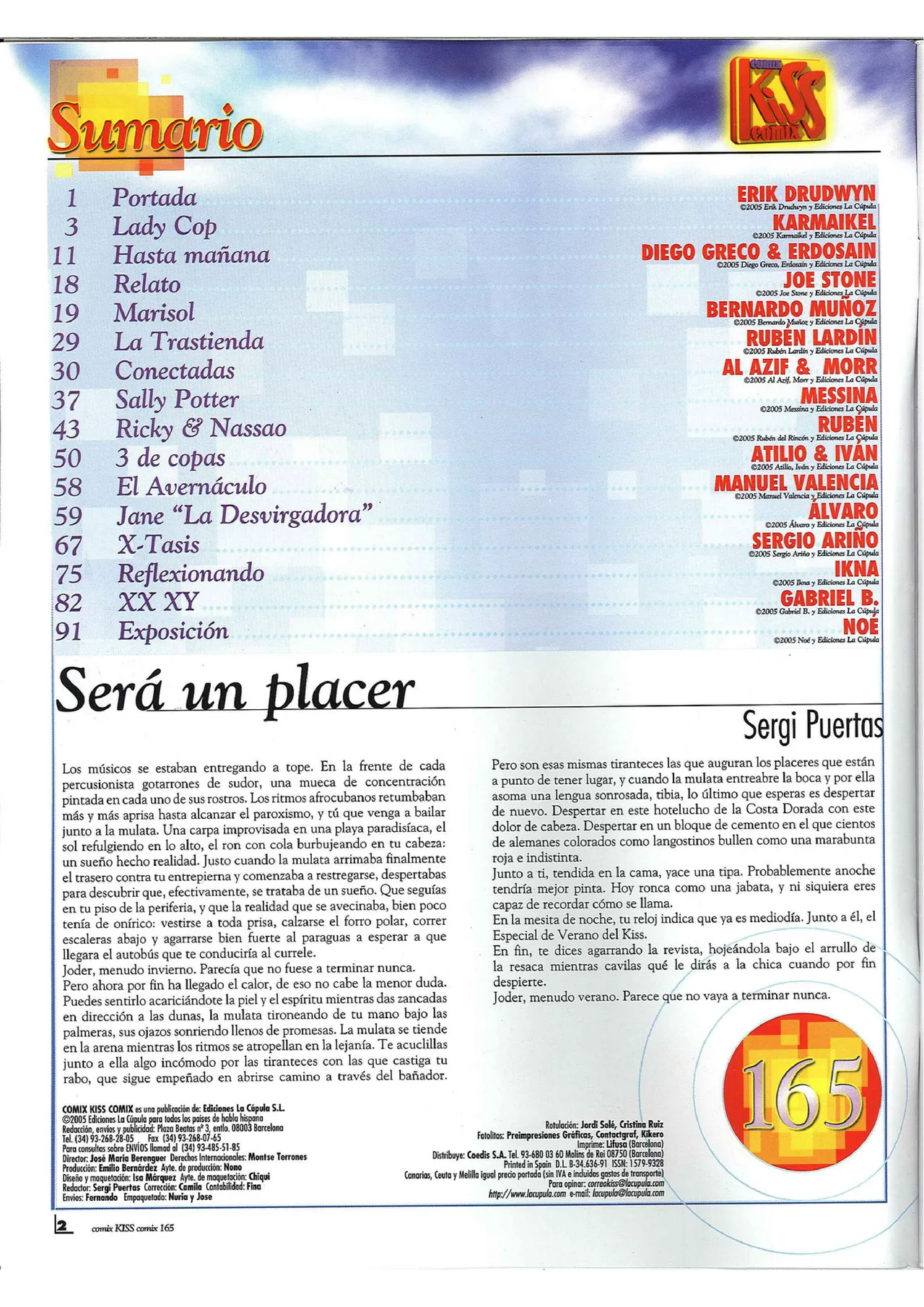 Kiss Comix #165 page 2 full