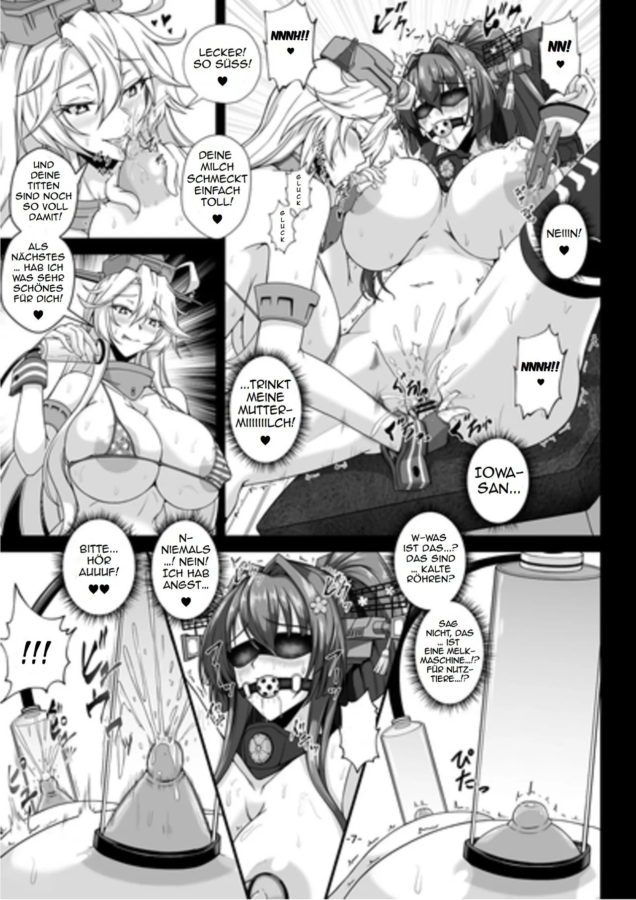 Kemono-Kan Yamato & Iowa X Sakunyuu X Juukan │ Bestiality Fleet YAMATO & IOWA X MILKING X BESTIALITY page 5 full